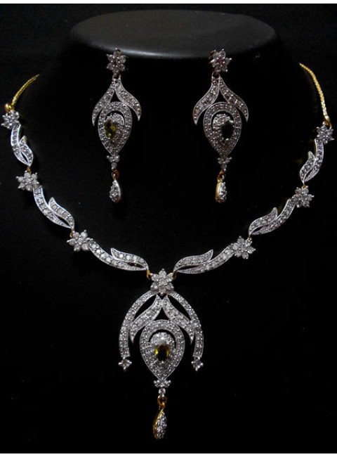 CZ Necklace Set